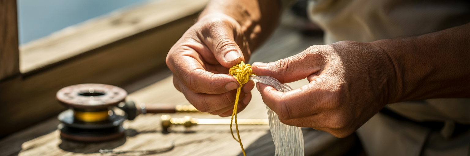 Tying a braid to monofilament topshot knot