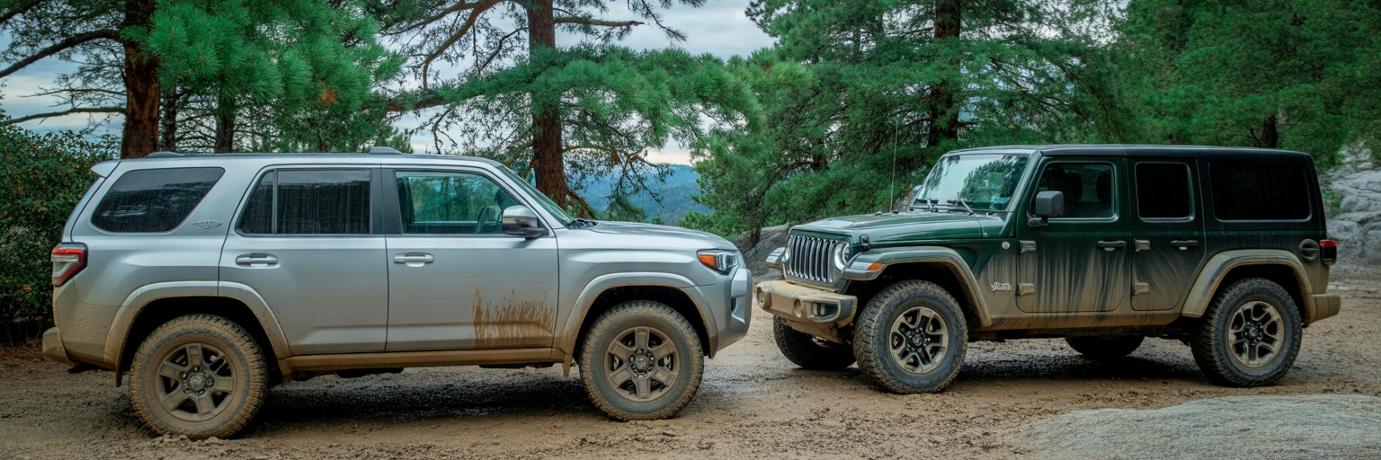 Used Toyota 4Runner and Jeep Wrangler