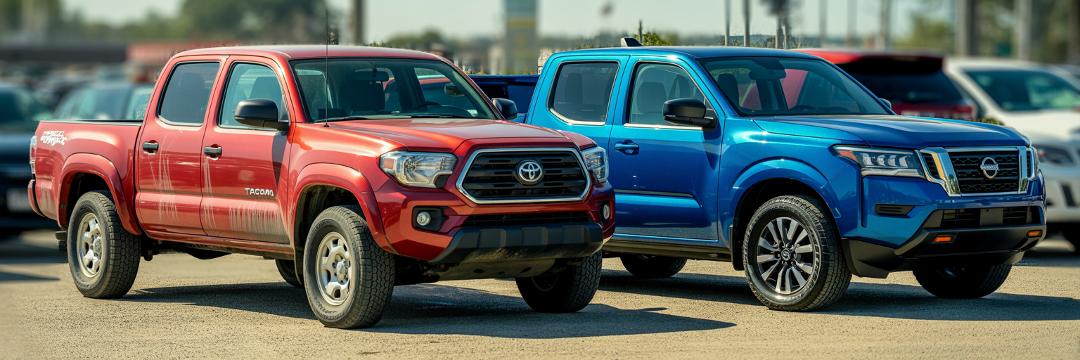 Used Toyota Tacoma versus Nissan Frontier