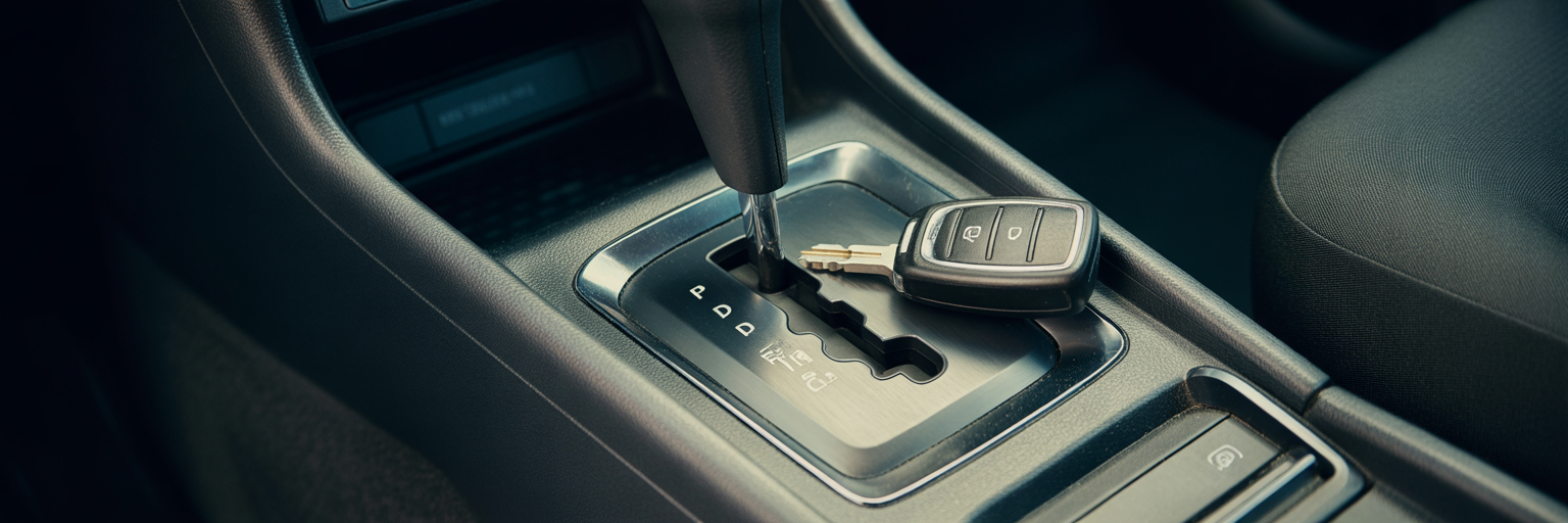 Using key for shift lock release