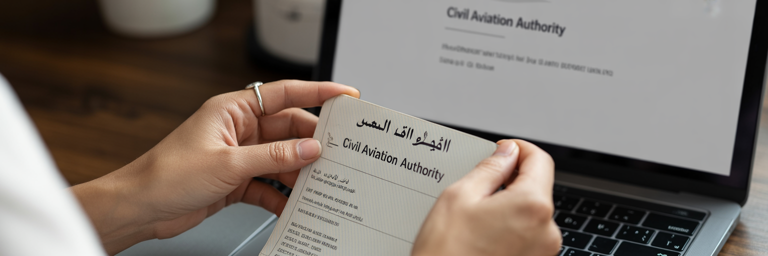 Verifying Hajj travel agency credentials.