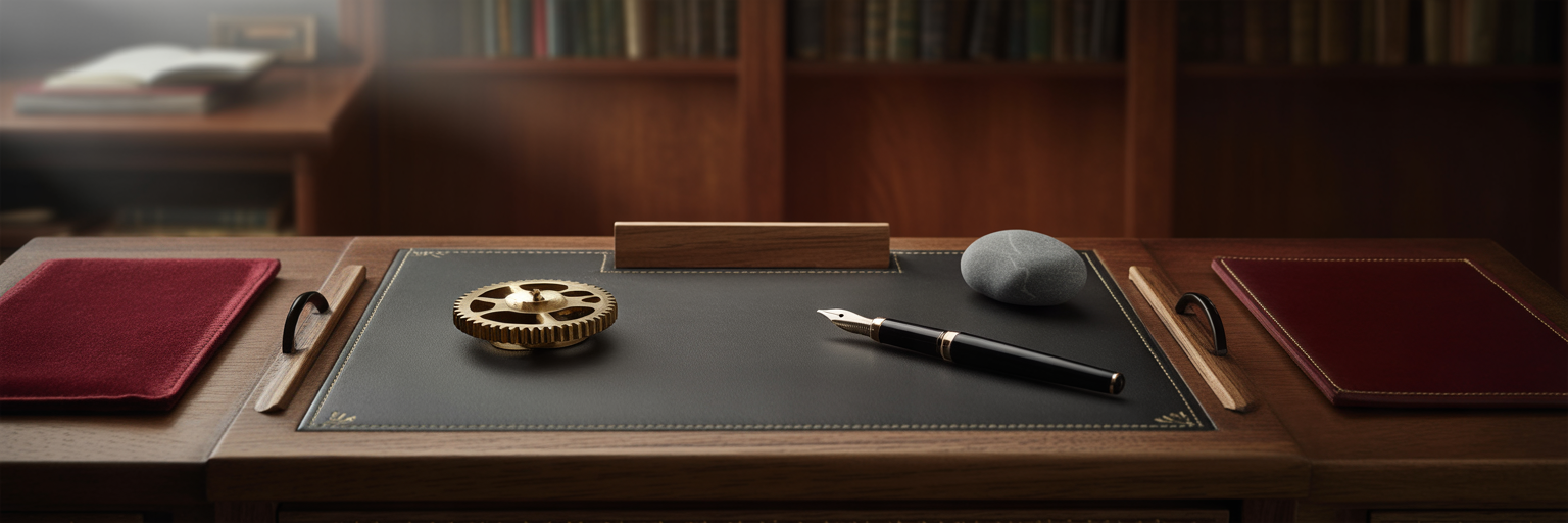 Watchmaker's desk with tools for life.